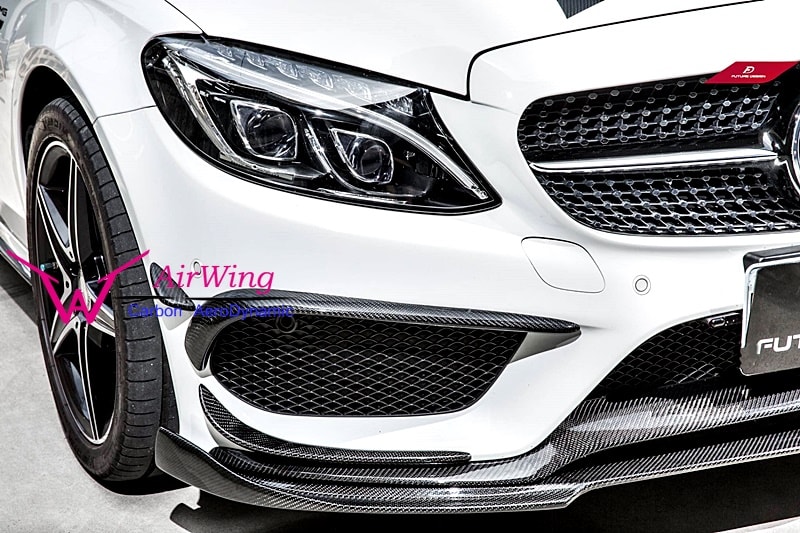 Mercedes-Benz W205 Future Design carbon front lip 03